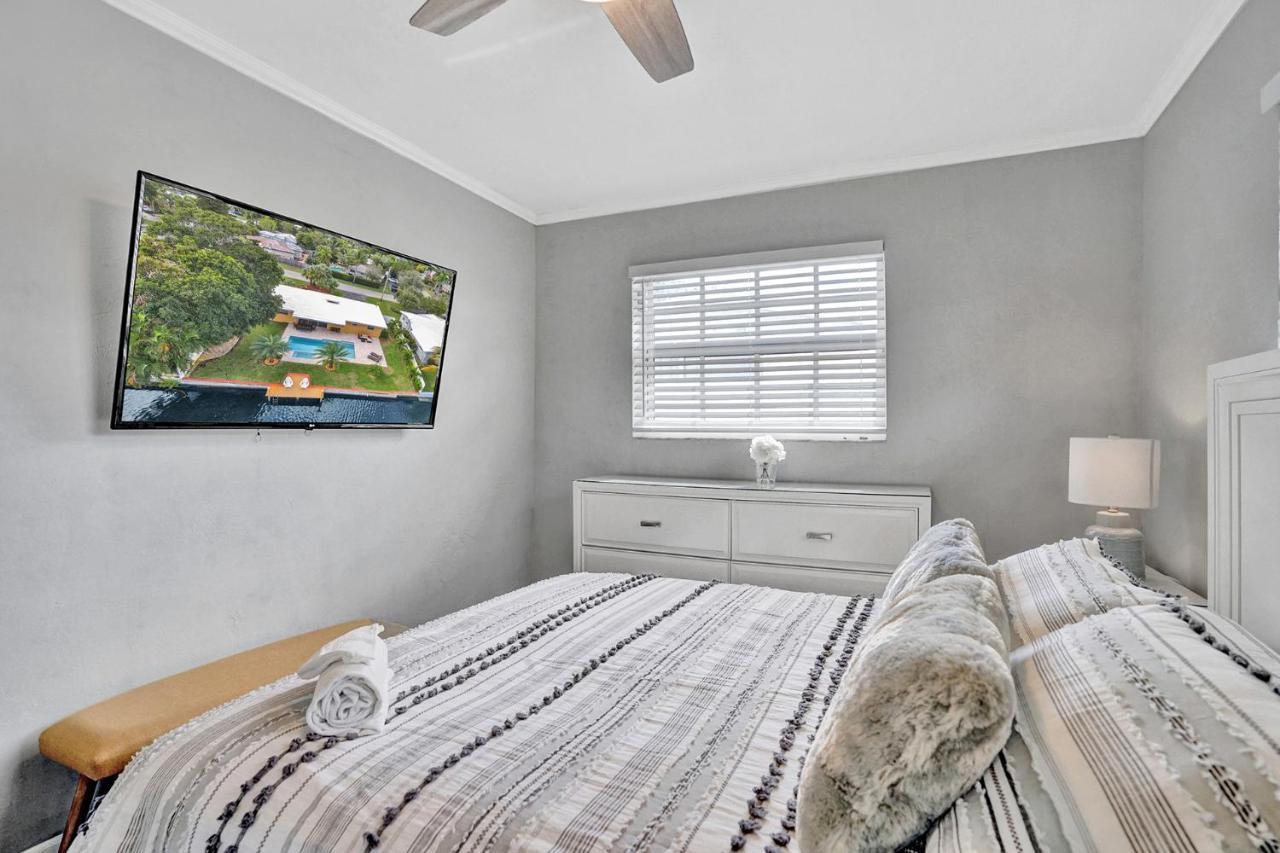New! Waterfront Heated Pool & Jacuzzi 2 Mi To Beach - Fishing Pier Relaxing Spa & Hammock Fort Lauderdale Luaran gambar