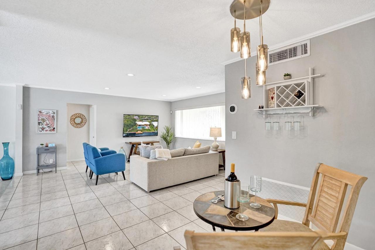 New! Waterfront Heated Pool & Jacuzzi 2 Mi To Beach - Fishing Pier Relaxing Spa & Hammock Fort Lauderdale Luaran gambar