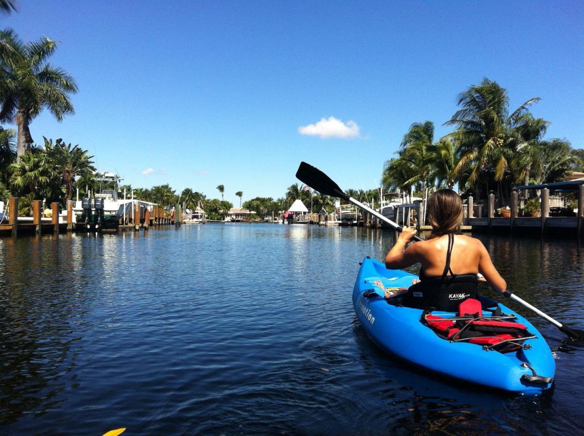 New! Waterfront Heated Pool & Jacuzzi 2 Mi To Beach - Fishing Pier Relaxing Spa & Hammock Fort Lauderdale Luaran gambar